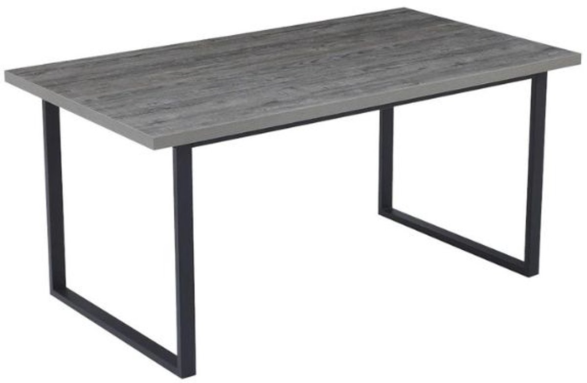 Eettafel Harold | 90 x 160 x 75 cm | Donkergrijs