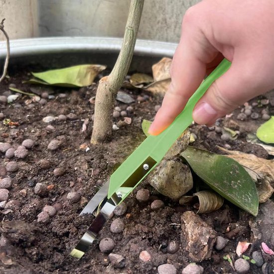 Onkruidtrekker - Onkruidsteker - Onkruid Verwijderen - Handonkruidsteker - Handmatig Onkruidverwijderaar - Onkruidsteker Met Steel - Handtuinklauw - Tuingereedschap voor Wieden, Losmaken, Tuingadgets - Arbeidsbesparende Onkruidsteker - Groen van Merkloos	 — afbeelding 5