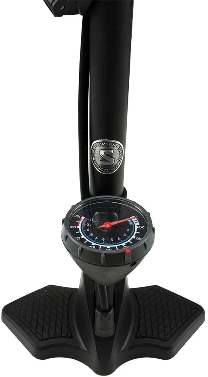 Simson vloerpomp AeroOne 160 - 11 bar - zwart — afbeelding 2
