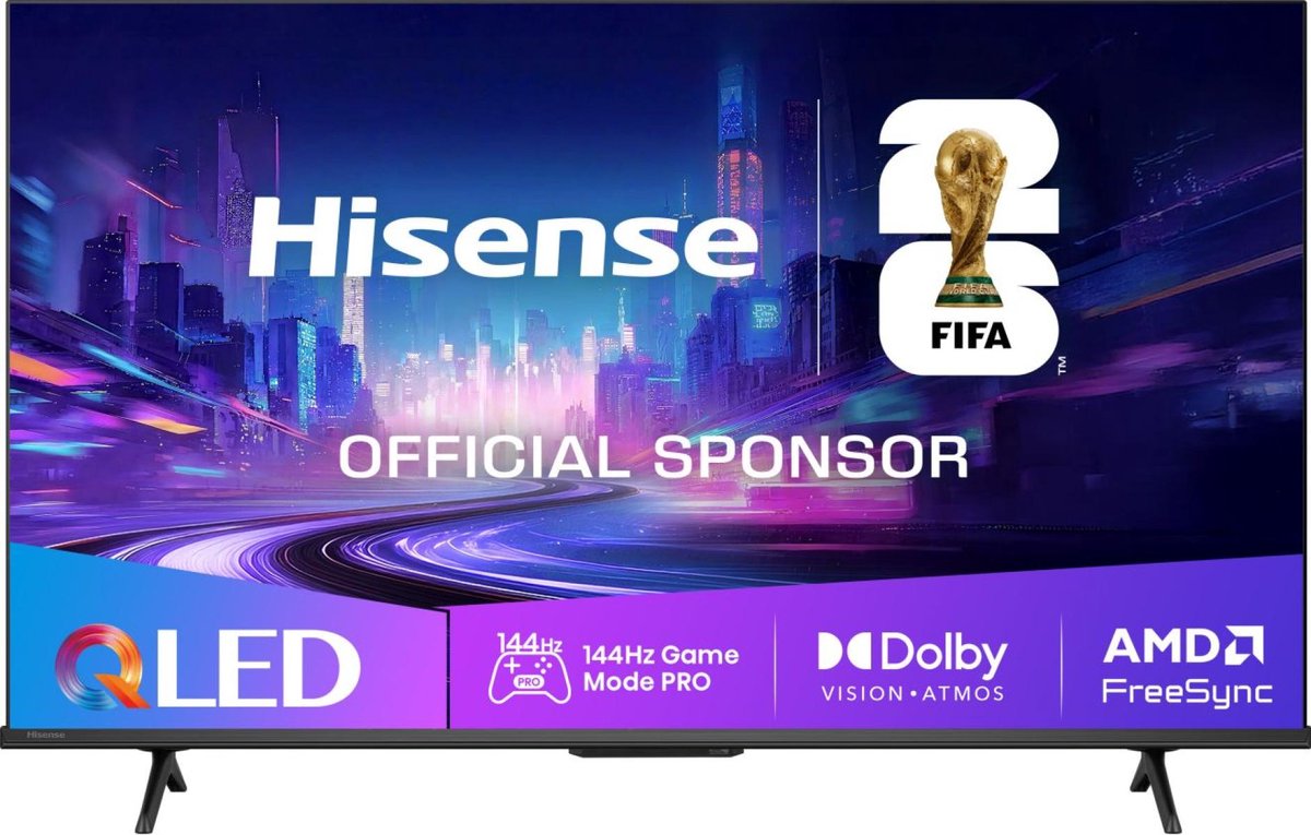 Hisense 43E7Q PRO 43 inch 4K QLED Smart TV 144Hz - Atag Benelux - €429,00