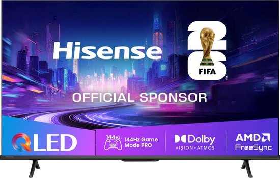 Hisense 43E7Q PRO 43 inch 4K QLED Smart TV 144Hz - Atag Benelux - €429,00