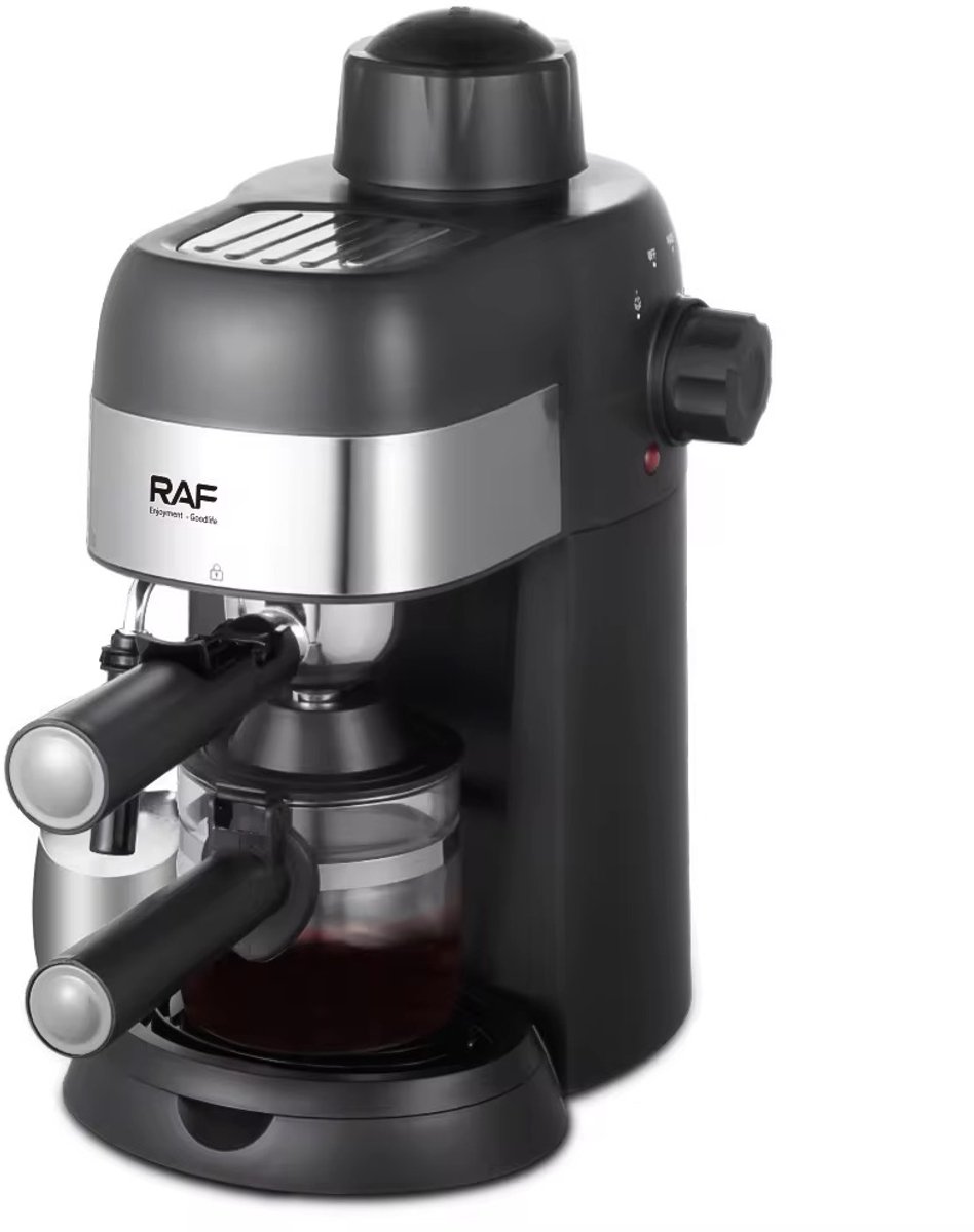 RAF Espressomachine met 800 Watt en 240ml Watertank - Koffiemaker voor Espresso, Cappuccino en Latte Macchiato — afbeelding 6