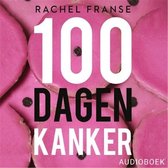 Boek "100 Dagen Kanker" van Rachel Franse, Audiobook. Roze koekjes met chocolade hagelslag.