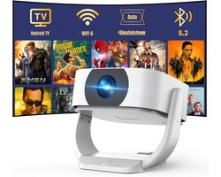 RUX® Mini beamers - Projector - Mini beamer - Wit - 25cm x 23cm x 20cm