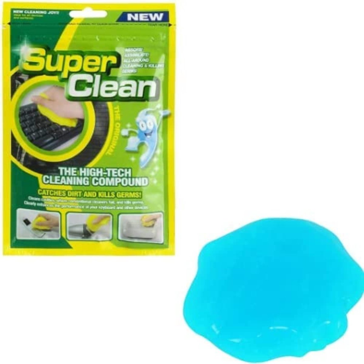 TRIXES Super Putty Keyboard Cleaner - Herbruikbare Schoonmaakgel voor Laptop, Auto en Meer