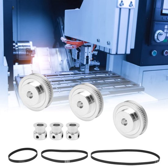 Store_9 - 20 Tanden Synchroon Wiel - Distributieriem Katrollen - Aluminiumlegering - 60 Tanden Synchronisatie Wielriem - Ideaal voor Freesmachines ... van Merkloos	 — afbeelding 2