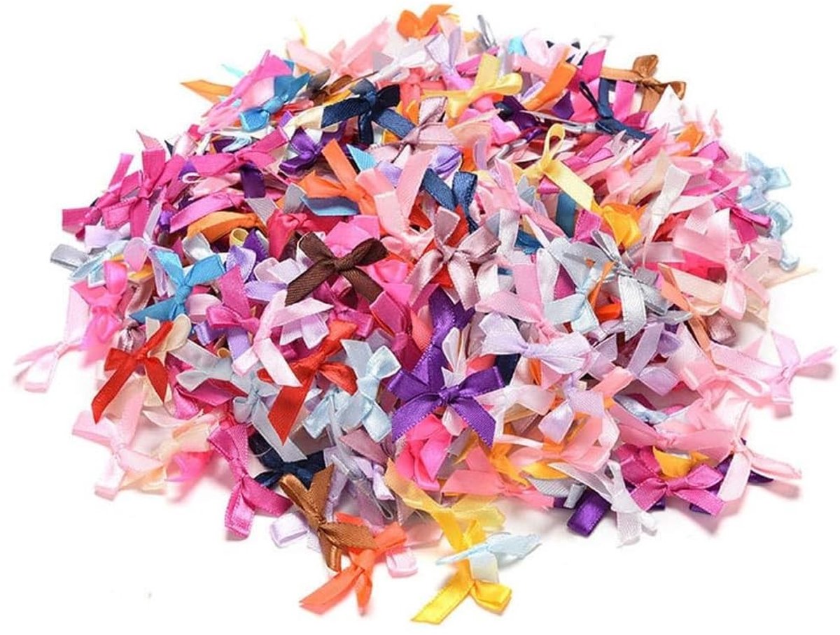 aladdien - Lint - Kerstdecoratie - 100 stuks mini-strikken - Polyester - Cadeauzakjes - Bruiloft - Verjaardag