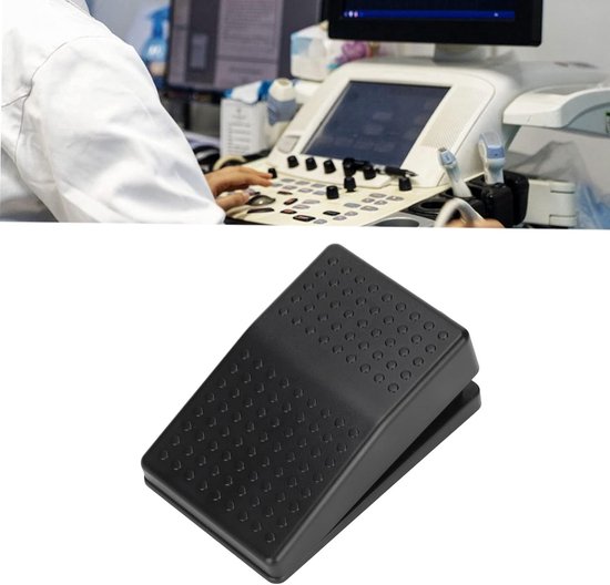 Voetpedaal Schakelaar - USB Pedaal - Efficiënt Werken - Gepersonaliseerde Functies - 2 meter kabel - Zwart — afbeelding 2