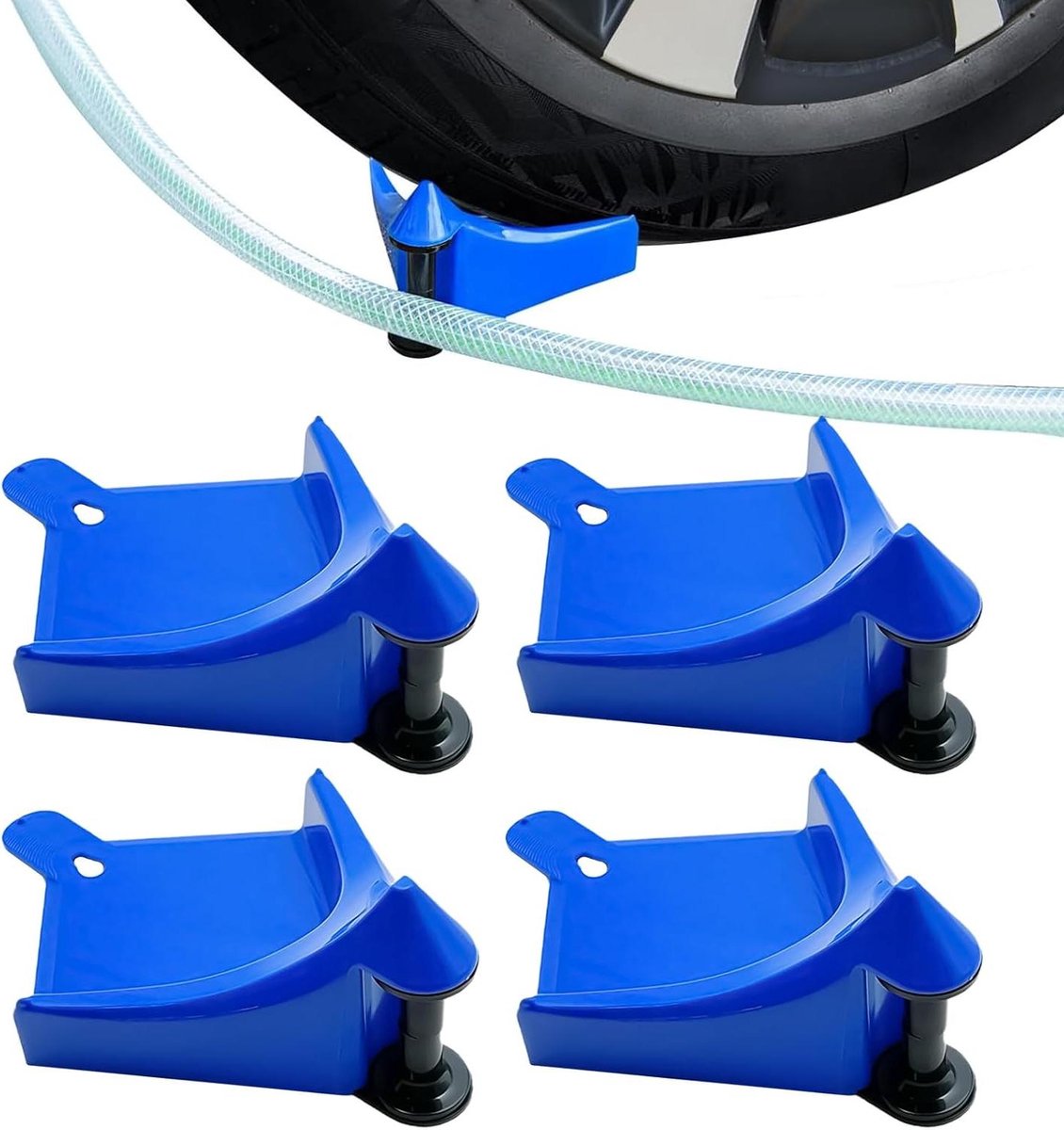Slang Geleider - Slang Organizer - Auto Onderhoud - Voorkomt Slijtage - 167 x 117 cm - Blauw