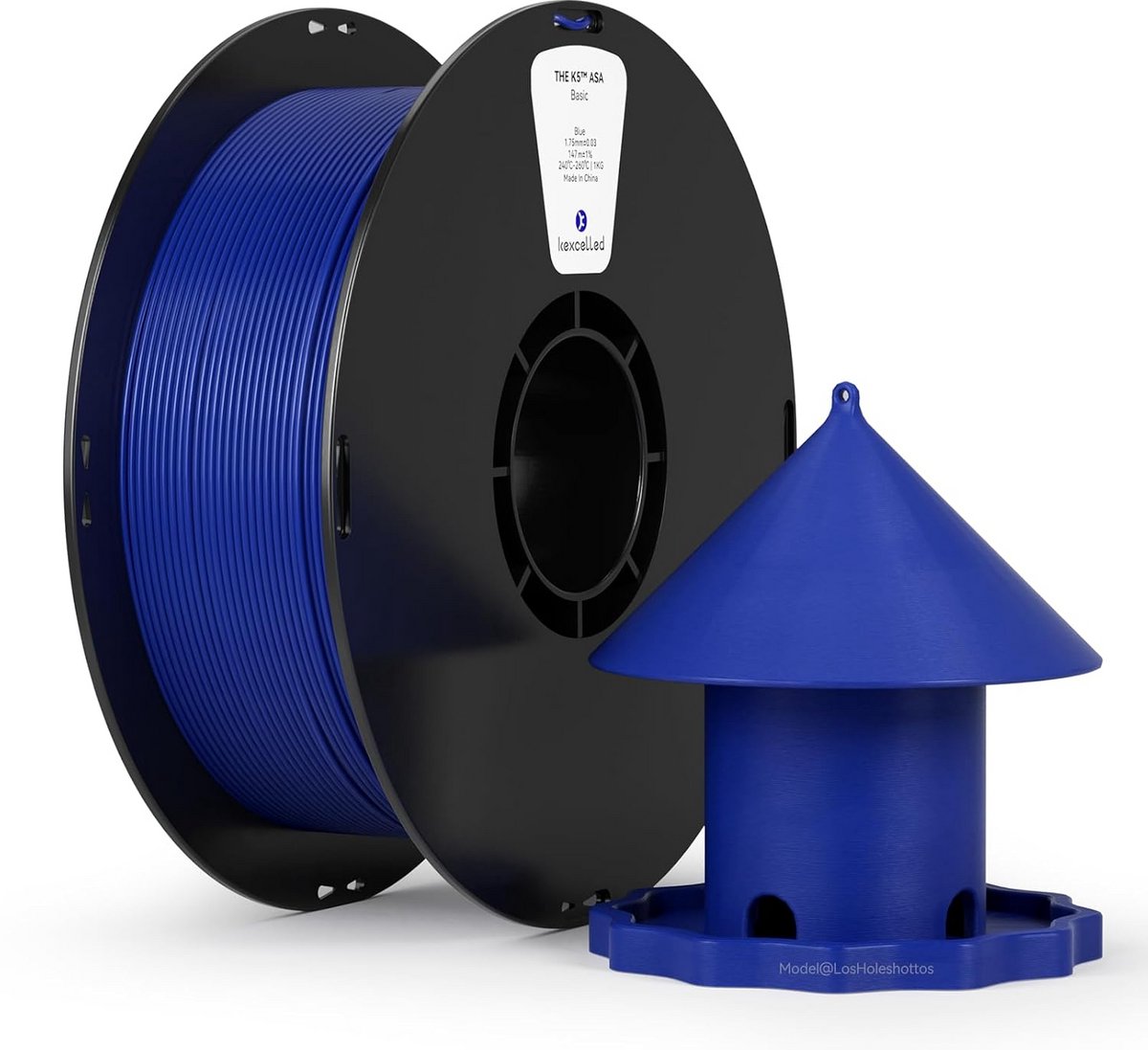 ASA Filament 1,75mm voor 3D Printer - Weerbestendig en UV-bestendig - 1kg Blauw
