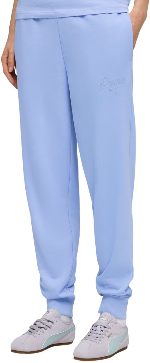 Puma Broek Dames ESS Script Comfort Blauw