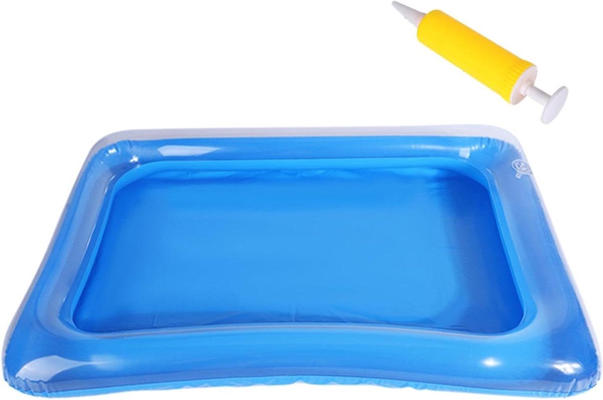 Opblaasbaar Voetenbad – Draagbaar Voetbad – Zwembad Reiniging – Duurzaam PVC Materiaal – 20 x 18 x 12 cm – Blauw Opblaasbaar Voetenbad – Draagbaar Voetbad – Zwembad Reiniging – Duurzaam PVC Materiaal – 20 x 18 x 12 cm – Blauw