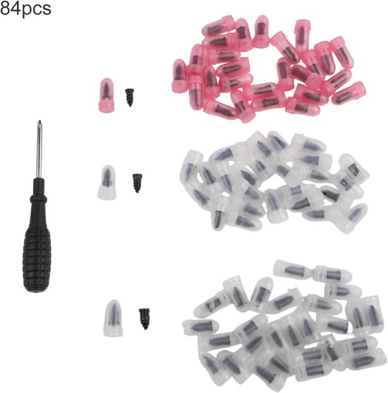 Band Reparatie Set - Schroef Kit - Tijdelijke Bandenreparatie - Koolstofstaal Rubber Sealant - 84 Stuks - Zwart — afbeelding 2
