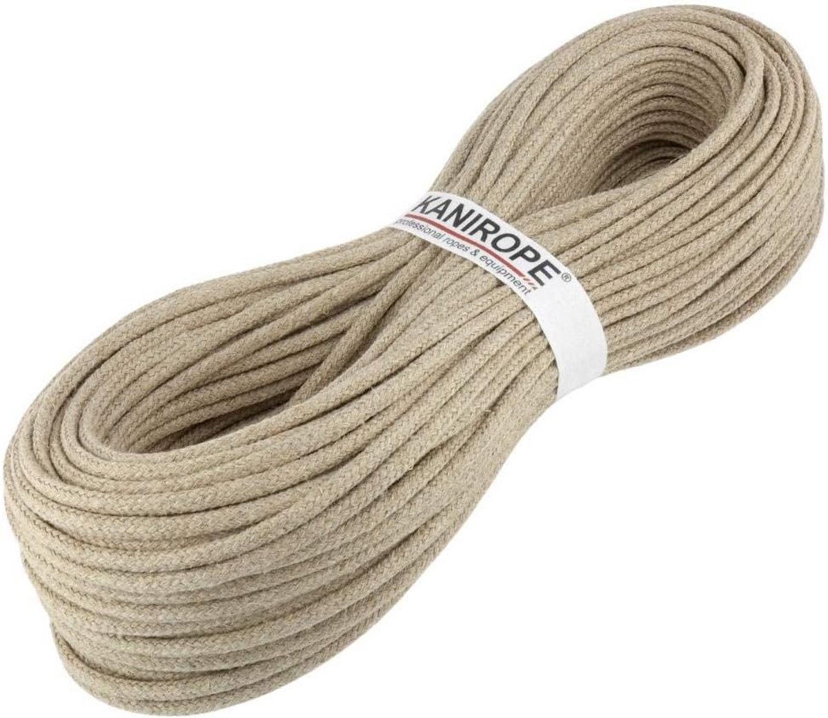 Kanirope Henneptouw touw hennep HEMPBRAID 5mm 20m 16-voudig gevlochten