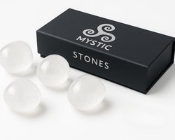 White quartz, selected natural stone – Mystic Stones – Channels tranquility and emotional balance