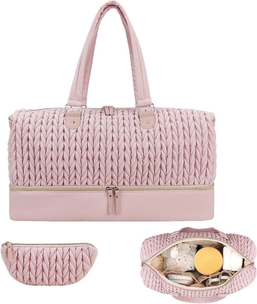 Luiertas - Moederschapstas - Baby verzorgen - Grote opening - 53 x 24 x 28 cm - Grijs