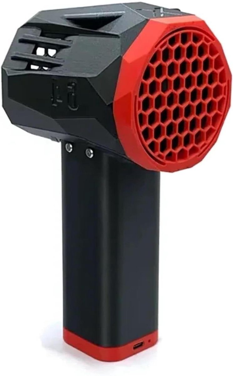 Handstofzuiger Turbo - Kleine Bladblazer - Auto Reinigen - Krachtige Zuigkracht - 650W Vermogen - Rood