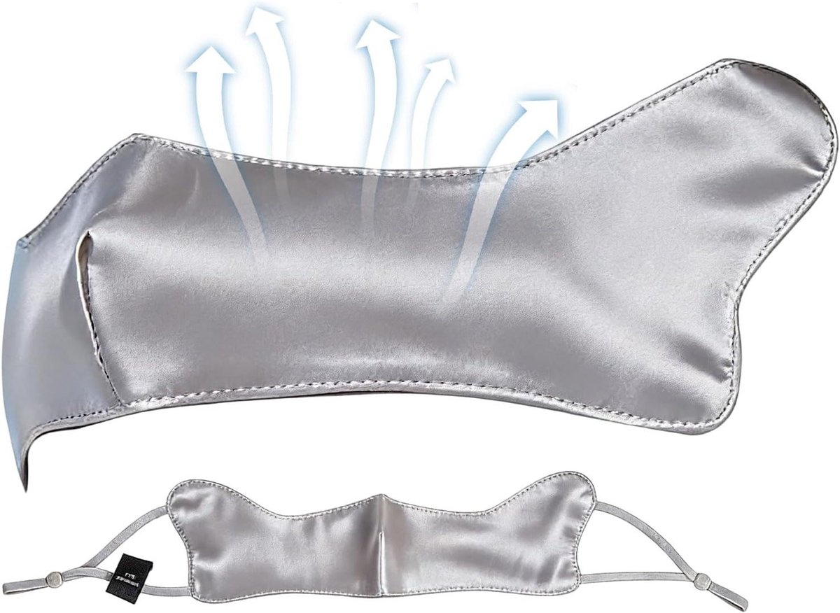 Neusbedekking - Mondkapje - Stoffige Omgeving - Ademend Materiaal - 22 x 6 cm - Zwart