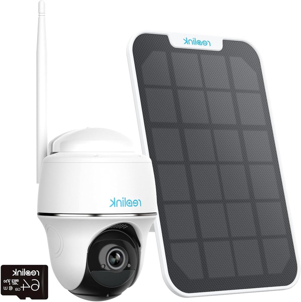 Draadloze Camera - Beveiligingscamera Buiten - Huis Beveiligen - Op Zonne-energie - 4MP HD - Zwart