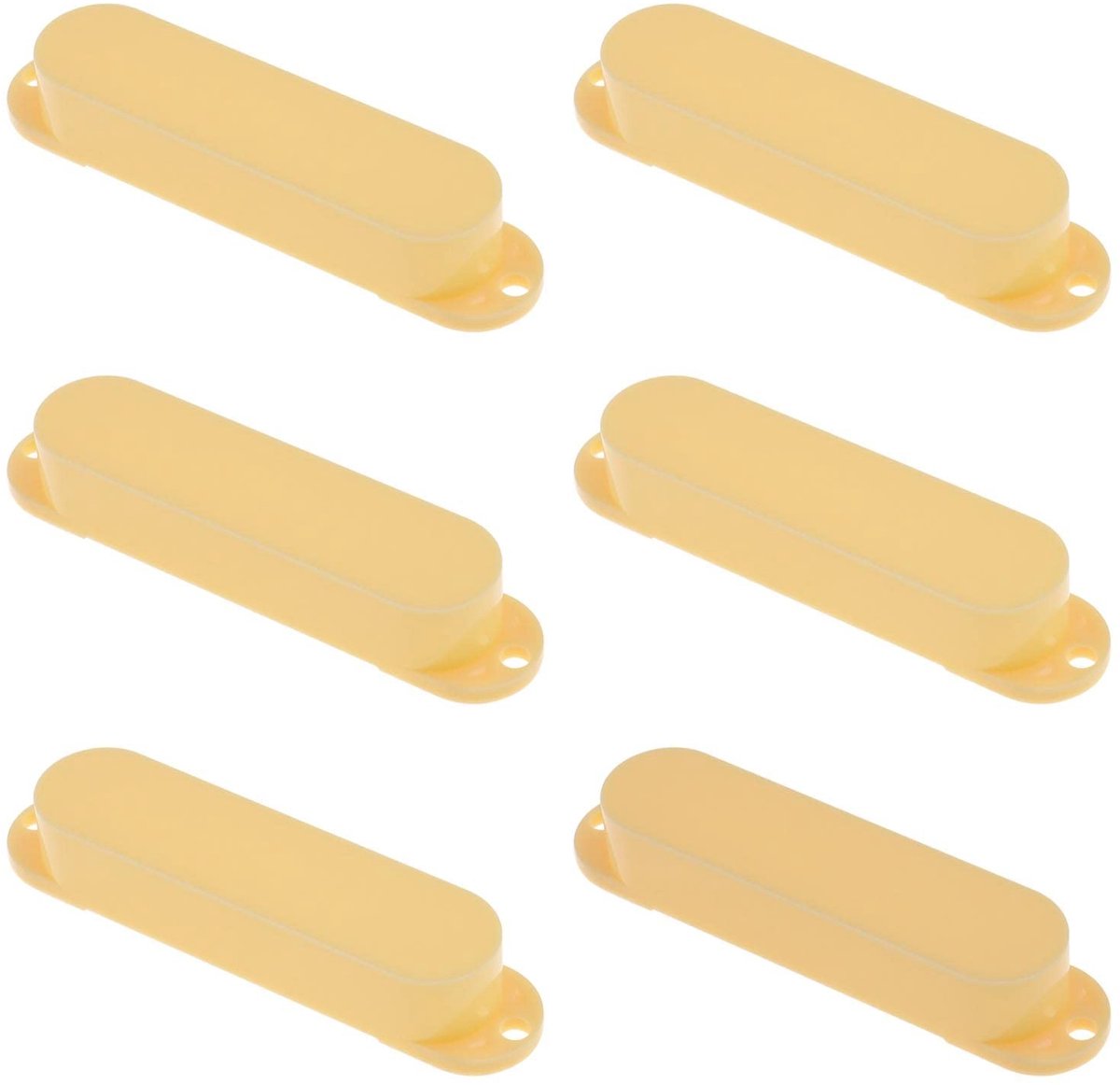 ONF3 - Verzegelde Enkele Coil Pickup Covers - Gitaar Accessoires - Geel - Beschermende Shells - Geschikt voor Elektrische Gitaren