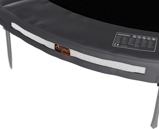 Trampoline Rand Avyna InGround Ø365 cm – HD Plus – Grijs – Rond – Origineel Onderdeel – Voor InGround Trampoline – Extra Stevige Rand