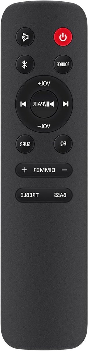 Vervangende Afstandsbediening Geschikt voor 2.1CH en 3.1CH Soundbars van Hisense met Eenvoudige Bediening en Hoge Geluidskwaliteit