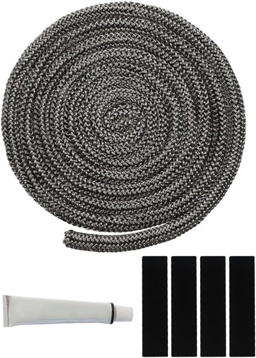 Ovendeurafdichting - Hitteband - Kachel Reparatie - Hoge Temperatuur - 300 cm - Grijs