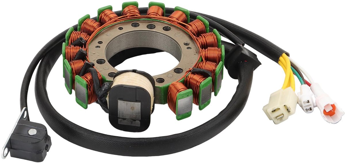 WOOSTAR 16 Spoel Magneet Stator Vervanging voor YFM350 Bigbear Moto-4 Warrior 1995-2001