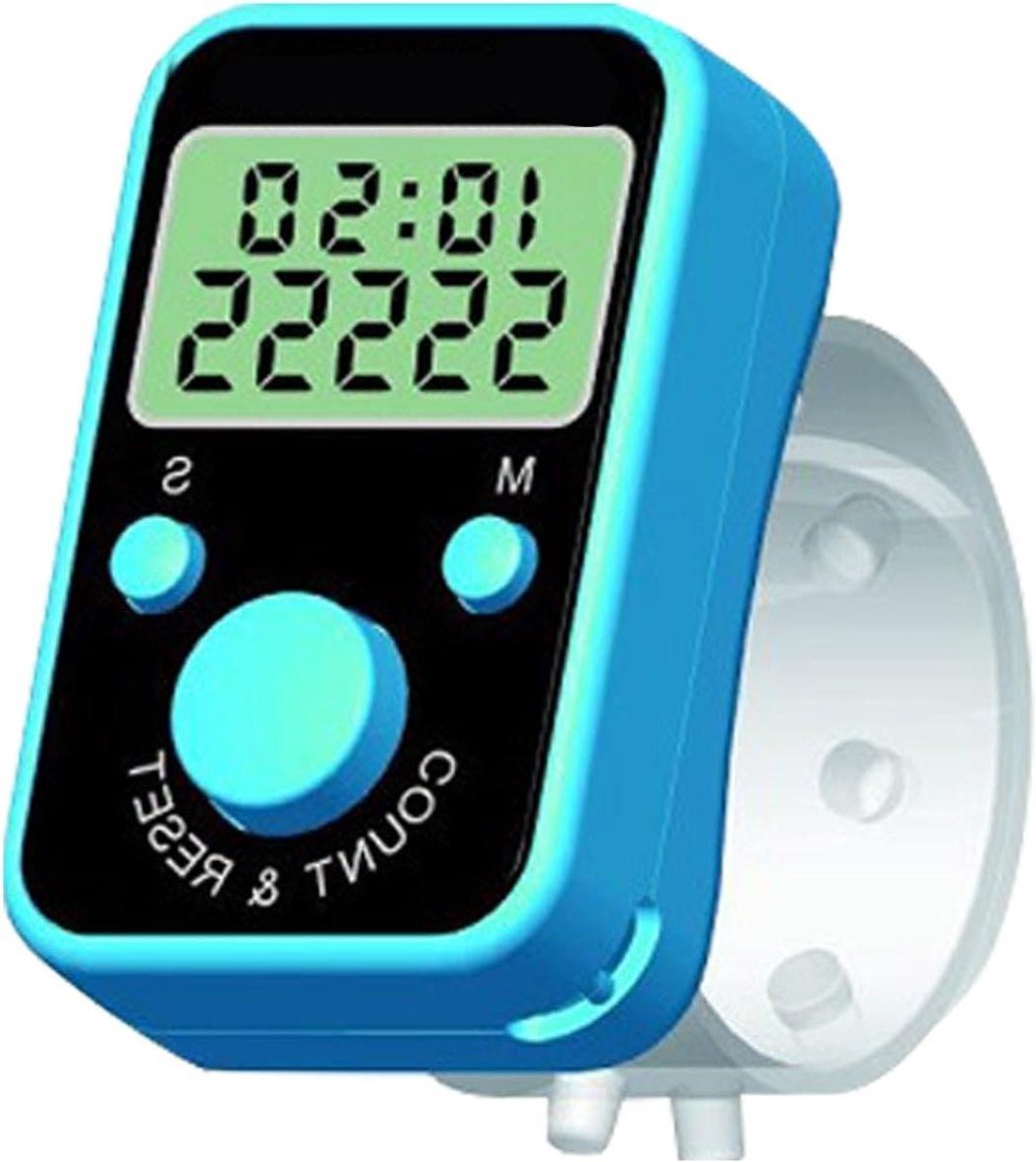 Digitale Teller - Handteller Klikker - Sport Evenementen - LCD Display - 5CM Breed - Zilver