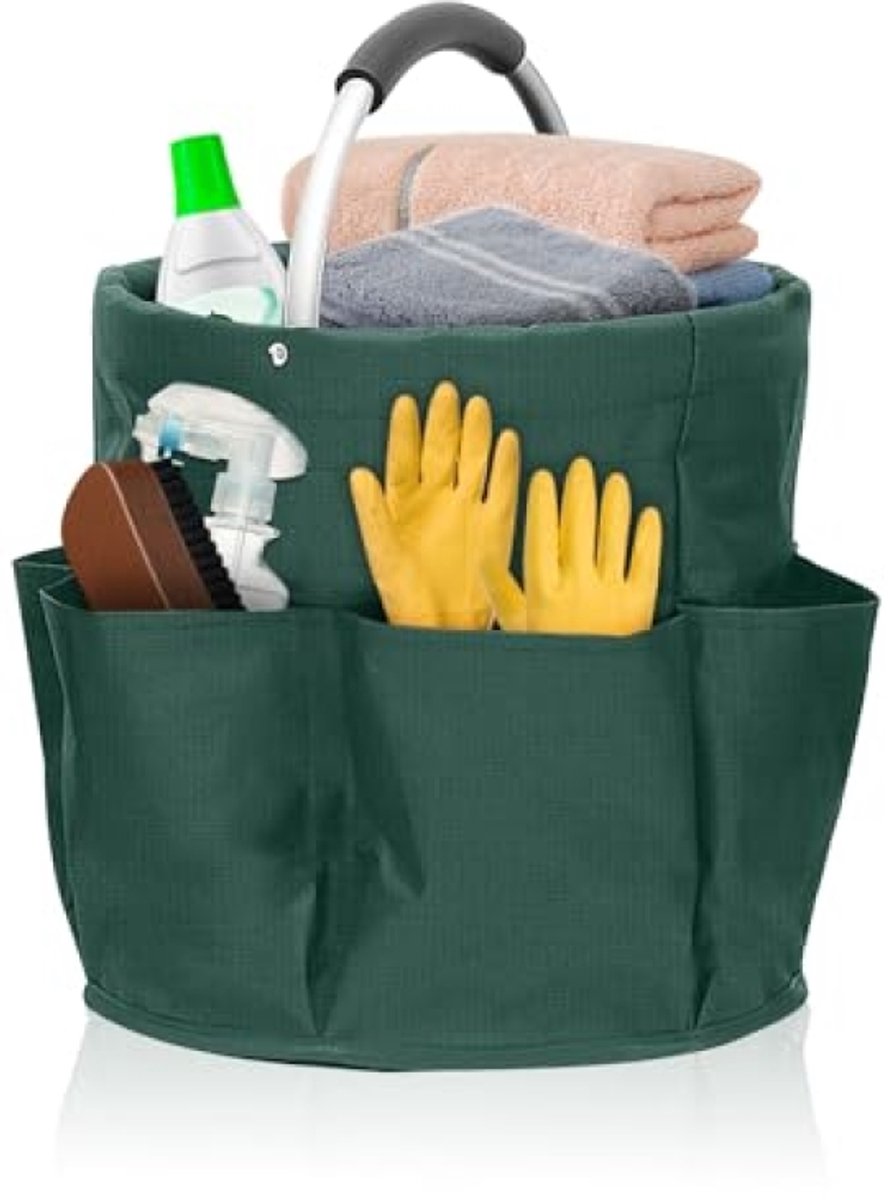 Opvouwbare Schoonmaakmiddel Organizer met 6 Vakken en Handvat