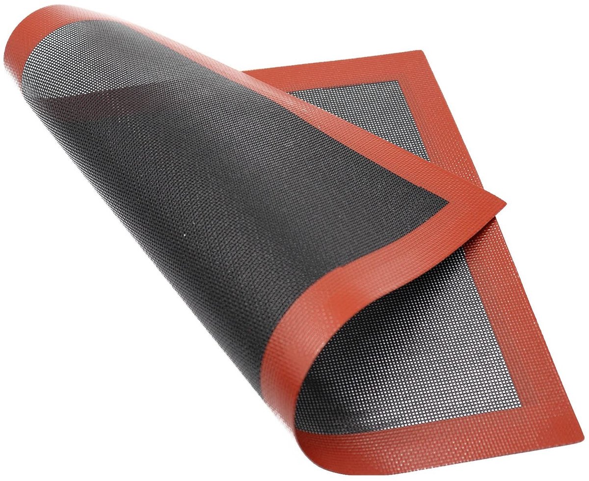 aladdien - Siliconen Bakmat Antislip - Herbruikbare Bakplaat - Hittebestendig - Groen - Vaatwasserbestendig - Voor Bakpannen - 40x30 cm