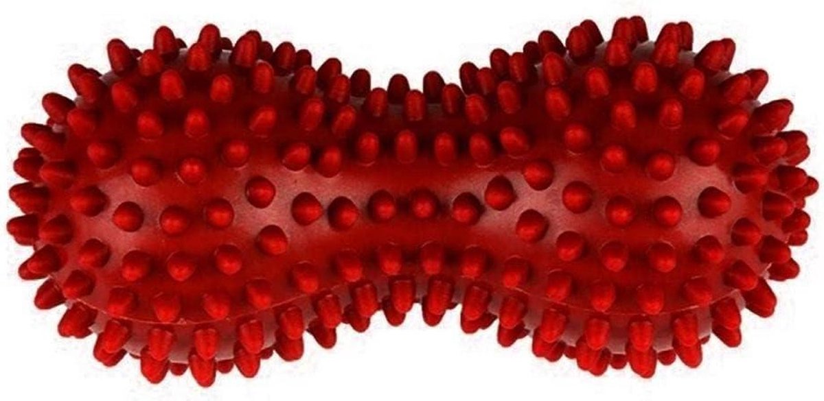 Pinda Massagebal - Fitnessbal Yoga - Spier Ontspanning - Drukbestendig Materiaal - 16 cm x 7 cm - Lichtgroen