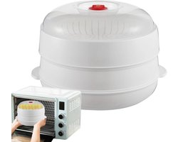 Magnetron Stoompan - Stoom Kom - Groenten Stomen - Transparant Deksel - Dubbellaags - Transparant