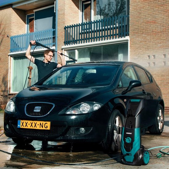 Krachtige Hogedrukreiniger 1400W - 110 Bar - Ideaal voor Terras, Auto en Gevelreiniging — afbeelding 5