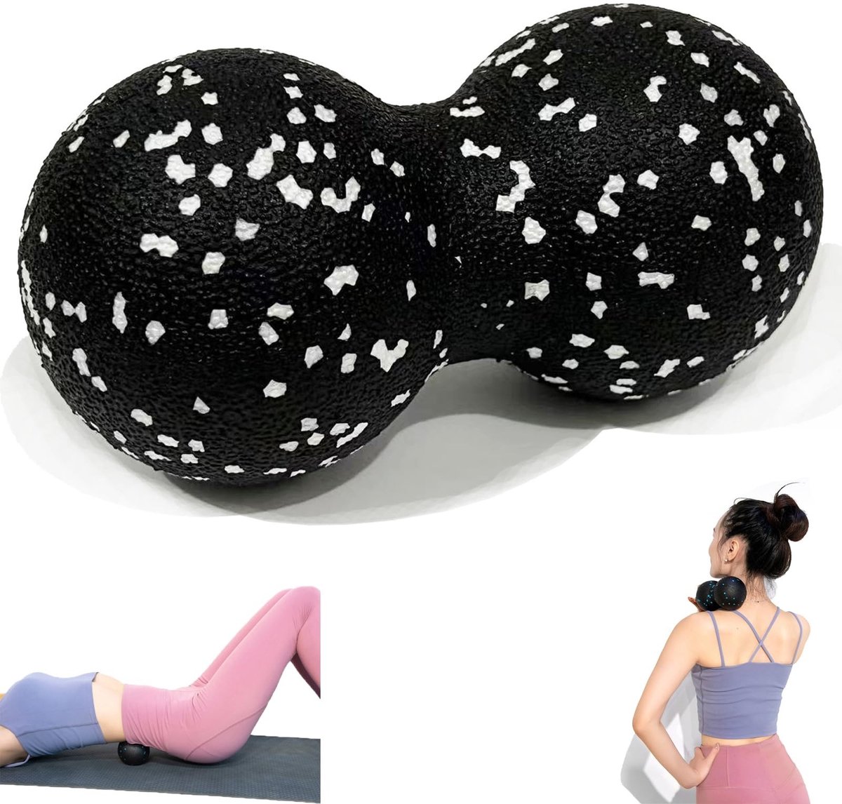aladdien - Duo Ball Massagebal - Pijn Verlichting - Een Stuk - Diepe Massage - Geschikt Voor Nek En Rugspieren - Kleur A