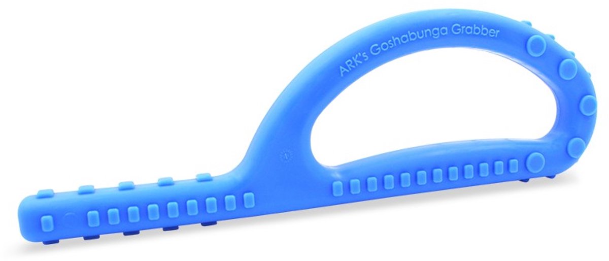 ARK Therapeutic bijtspeelgoed Goshabunga Large Grabber Textured blauw XXT.