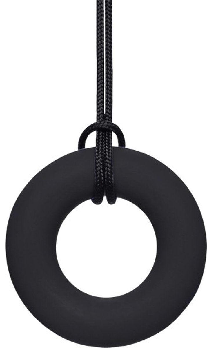 ARK Therapeutic kauwketting ring zwart XT - bijtsieraad voor kinderen.