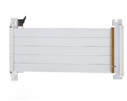 Dailygoody - 4.0 verlengkabel - Grafische kaart verlengkabel - 180 graden adapter - Wit - 4.0 X16 - Geschikt voor 4090 en RX 7900 XT - 1...