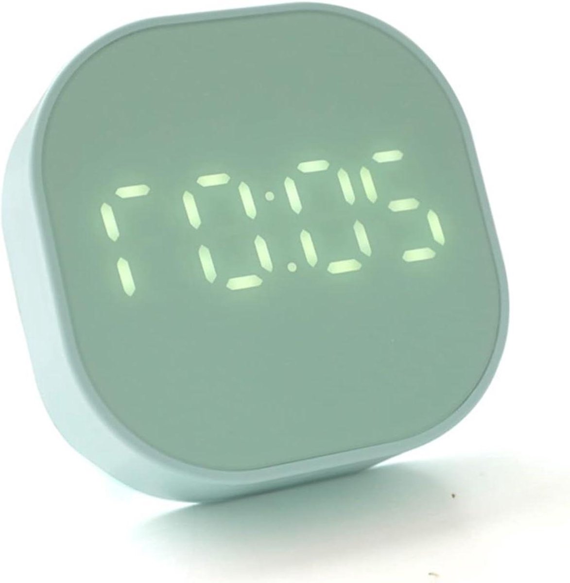 Digitale Wekker - Bureauklok Sensor - Wakker Worden - Magnetische LED - Klein Formaat - Wit