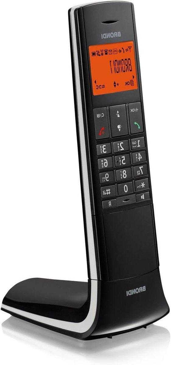 Draadloze Telefoon - Vaste lijn - Thuis bellen - ECO DECT functie - 21 x 17.7 cm - Zwart