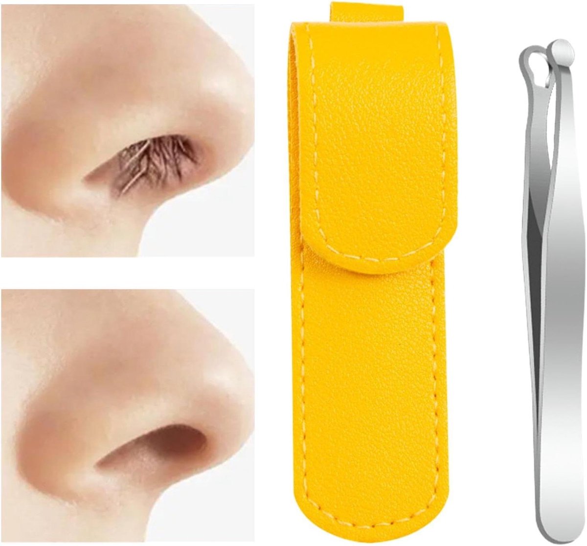 Neus Haar Trimmer - Pincet - Persoonlijke Verzorging - Ronde Punt - 8.9cm - Zilver