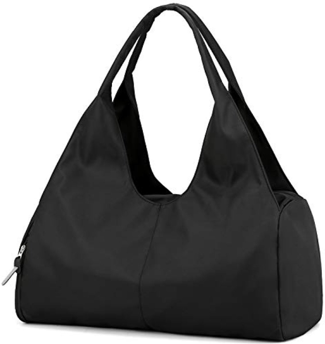 Sporttas Dames Reistas met Schoenenvak en Nat Vak - Waterdichte Kleine Sporttas Handbagage voor Sport Yoga Sauna Strand Zwemmen, Zwart