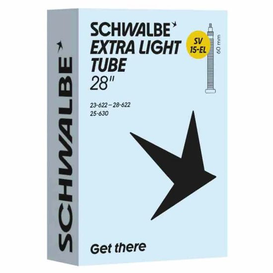 Binnenband Schwalbe Extra Light SV20 28 / 18/25-622/630 - 60mm ventiel van Merkloos — afbeelding 2