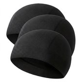 Unisex Hardloopmuts - Set van 3 - Zwart