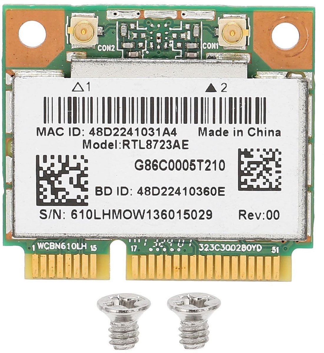 SPHProducts - Draadloze Netwerkkaart - Wifi-adapter - Bluetooth 4.0 - Half Mini PCI-E - Laptop Accessoire - Betrouwbare Verbinding - Geschikt voor All