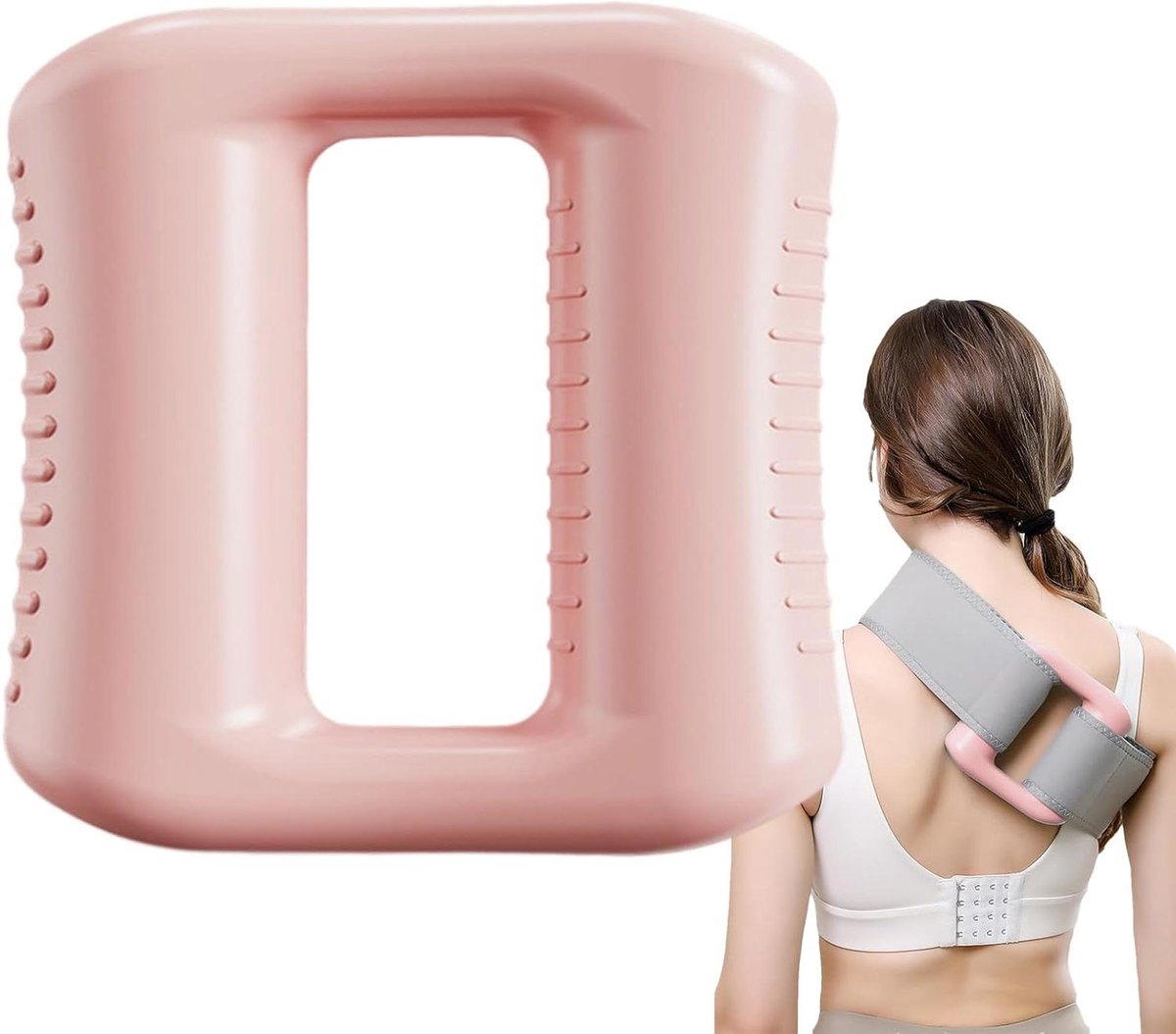 Elektrische Rugmassager - Spierontspanningsapparaat - Spierherstel Bevorderen - Stille Werking - 135x136mm - Wit