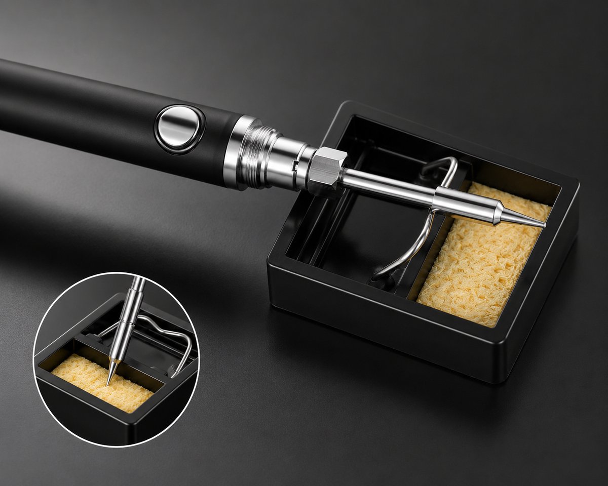 Draadloze soldeerbout kit - oplaadbaar - draagbaar - elektrisch soldeerpistool - 3 temperatuuraanpassing - soldeerlasgereedschap kit - reparatie huishoudelijke apparaten - elektronische componenten soldeerbouten – foto 6