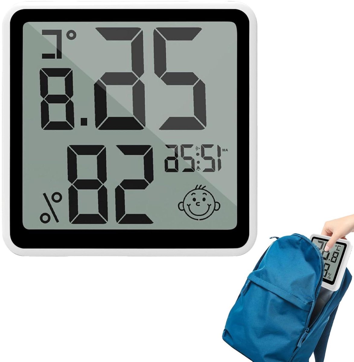 Binnenthermometer Hygrometer - Temperatuurmeter Vochtigheidssensor - Gezond Klimaat Bewaken - Snelle Update 5 Seconden