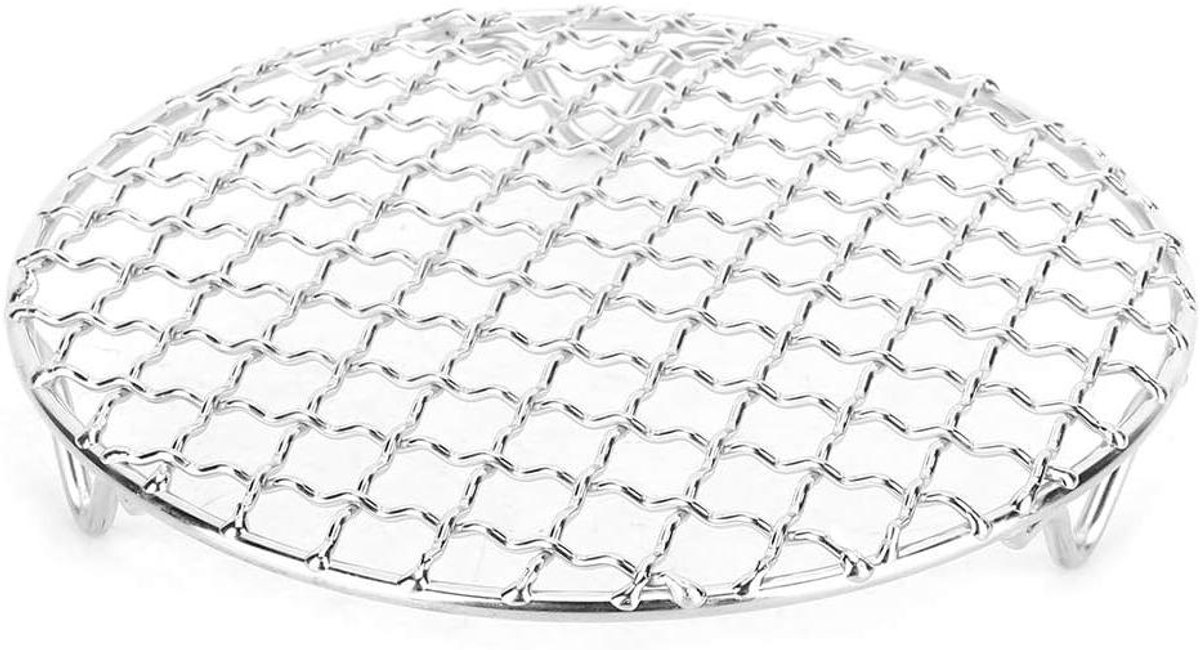 BBQ Net - Grill Net - Barbecue Vlees - Roestvrij Staal - 16.5 cm - Zilver
