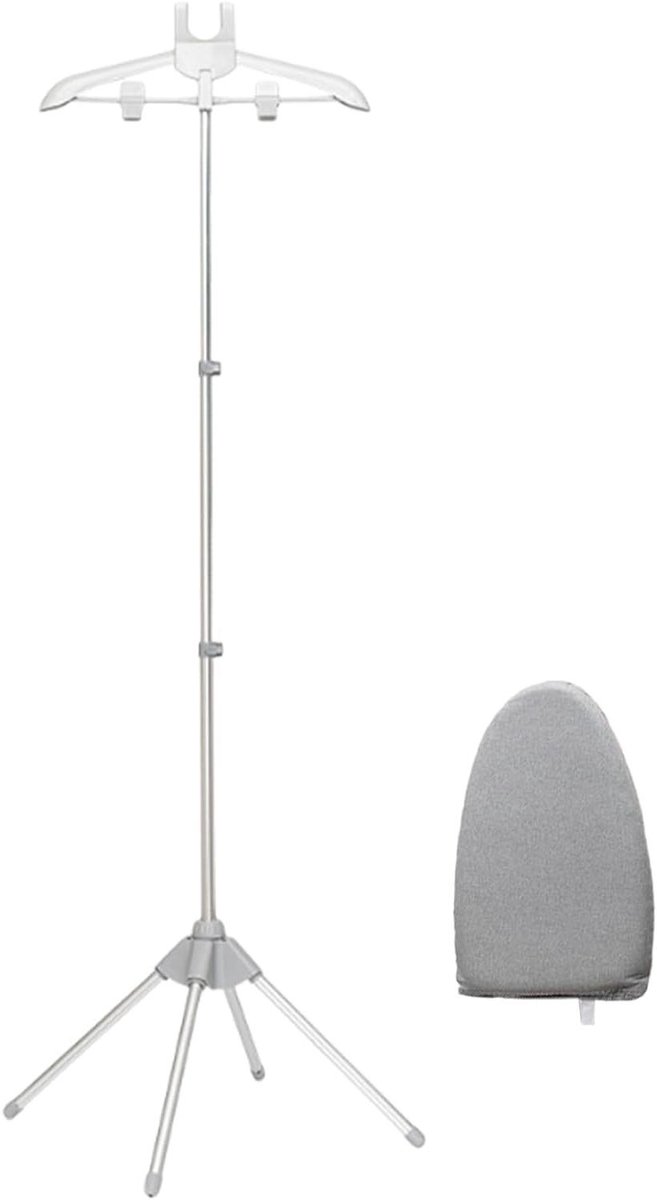 Stoomboot Stand - Kledingrek Stoom - Kleding Stomen - Opvouwbaar Ontwerp - 160 cm - Grijs